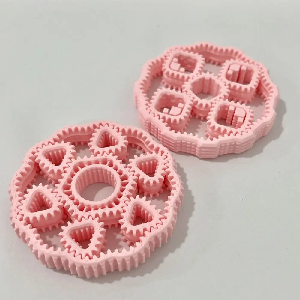 3D Printed Fidget Gear Spin Toy Sensory Gyroscope Hand Spinner Rotate Plastic Gear Fingertip Toy Children's Gifts