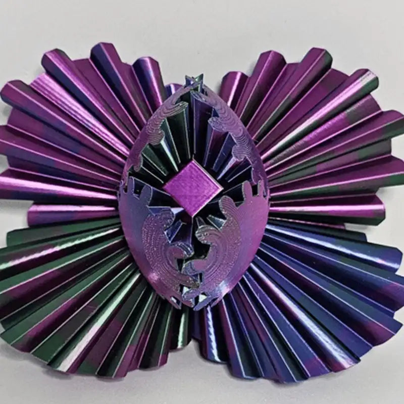3D Printed Gear Ball The Steampunk Whirling Wonder Fidget Printed Stress Relief Toys Wonder 3D Printed Spin & Relaxing Ball