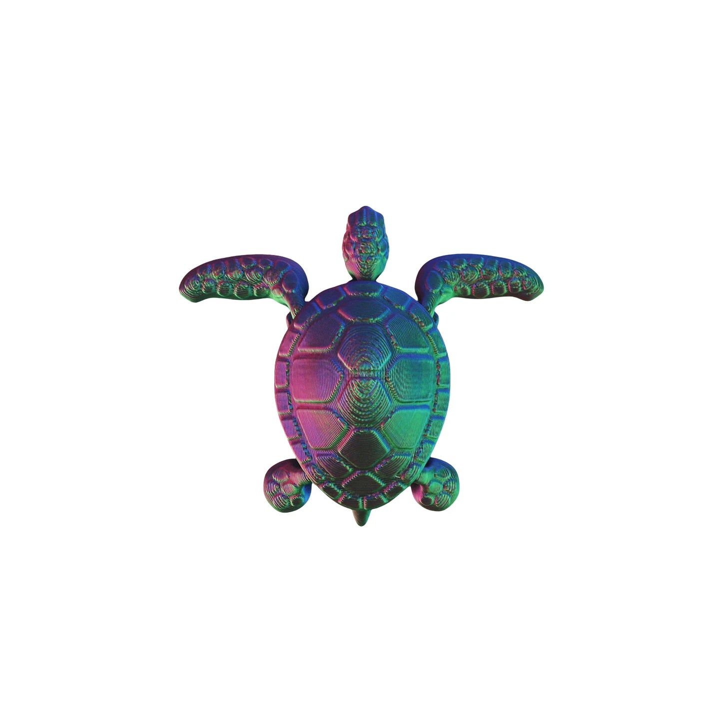 3D printed turtle, multi joint movable, figurine model decoration ornament children's toy, 3D printed restless toy party gift