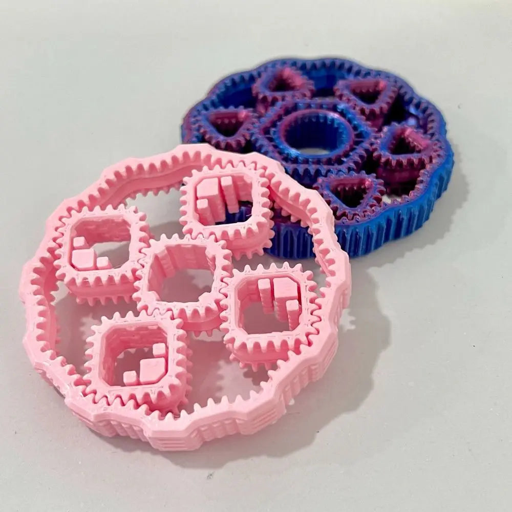 3D Printed Fidget Gear Spin Toy Sensory Gyroscope Hand Spinner Rotate Plastic Gear Fingertip Toy Children's Gifts