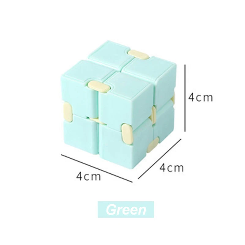 Infinity Cube Fidget Toy - Anti-Stress Relief Puzzle for Adults & Kids