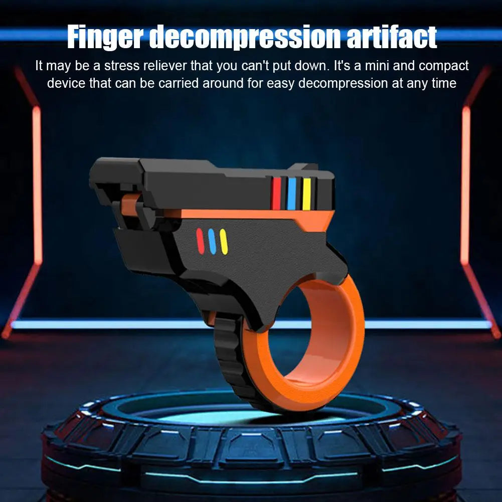 Rotary Finger Sliders Fidget Toy Office Pressure Relief Slider Ratchet Finger Fidget 3D Printed Fidegt ToysFingertip Textured