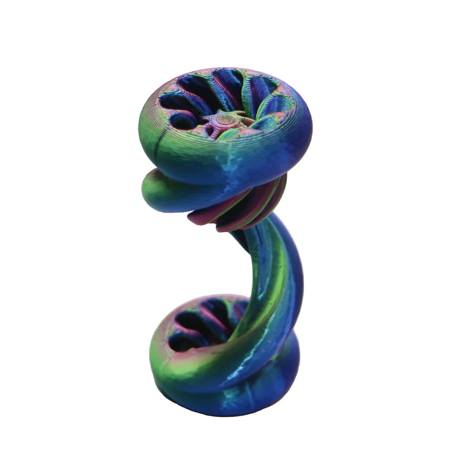 1pc 3D Printed Fun Spiral Toy, Leisure And Relaxation Toy ,Desk Ornaments