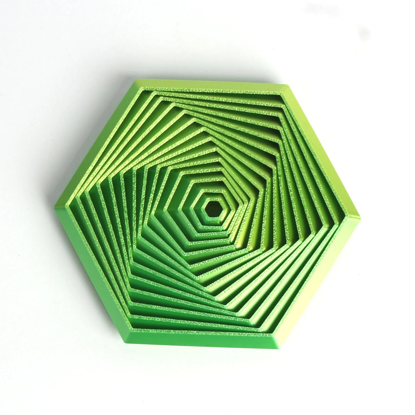 3D Printed Fractal Hexagon Toy Mesmerizing Spiral Design for Adults Stress Relief Toys Home Decor Desk Decoration Kids Gifts