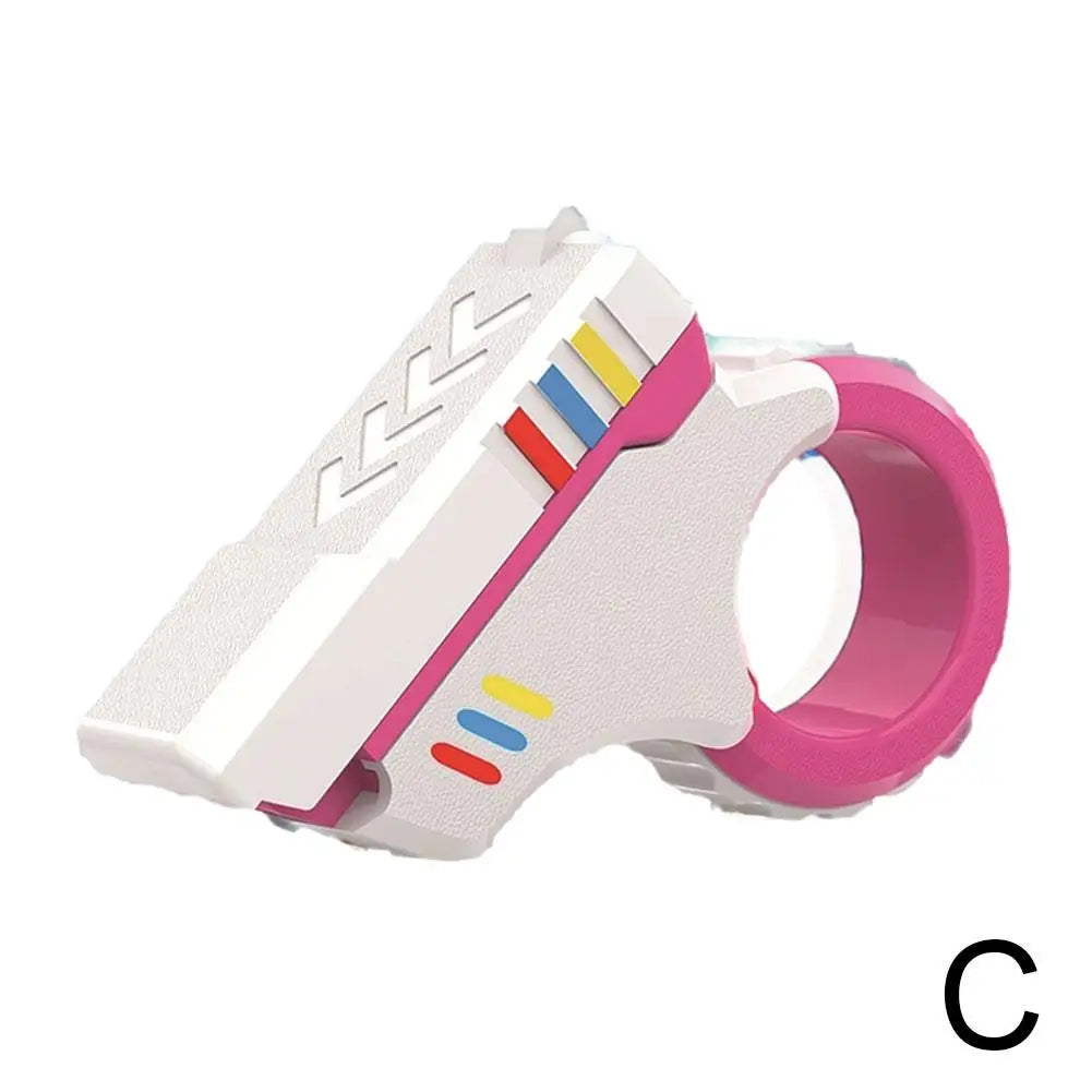 Rotary Finger Sliders Fidget Toy Office Pressure Relief Slider Ratchet Finger Fidget 3D Printed Fidegt ToysFingertip Textured