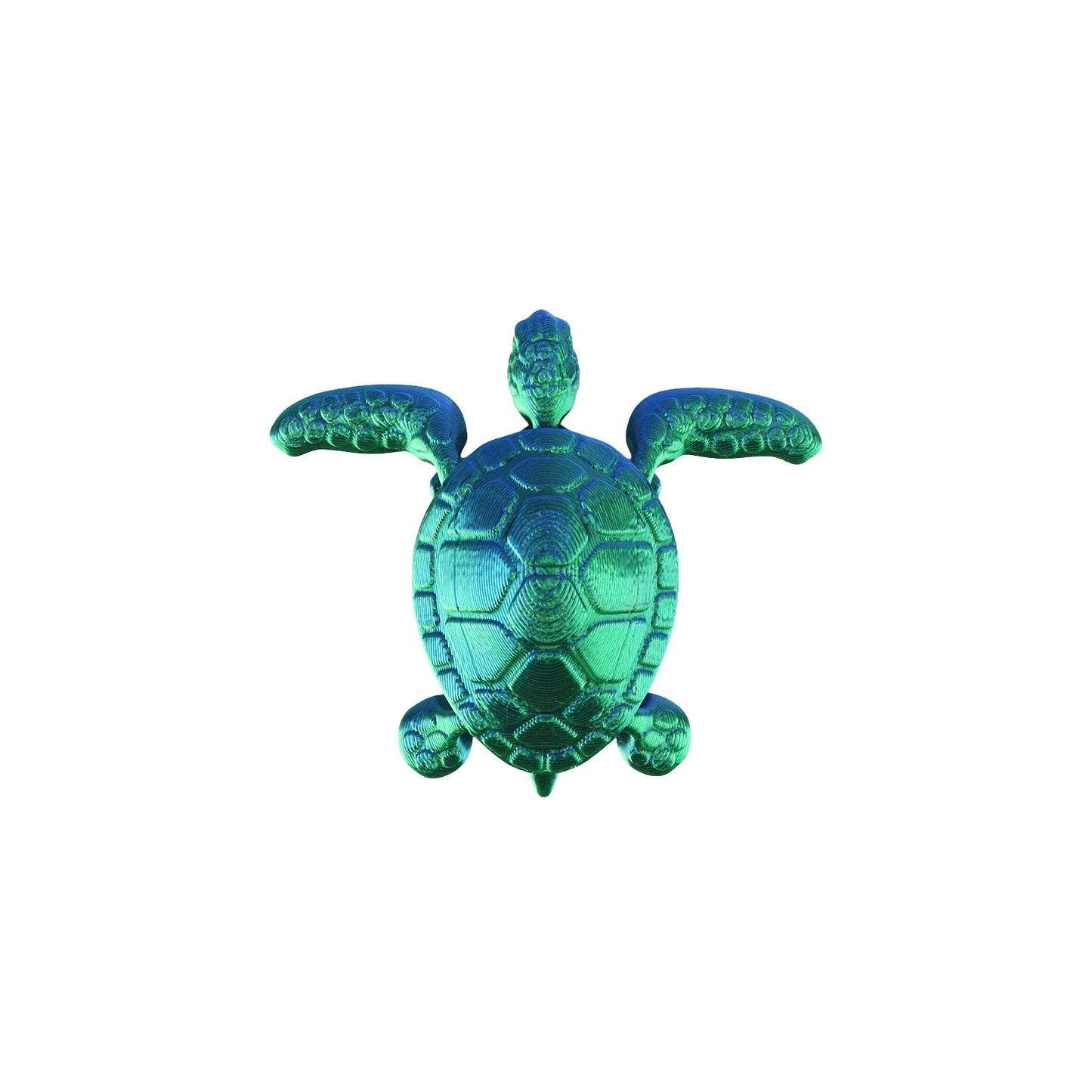 3D printed turtle, multi joint movable, figurine model decoration ornament children's toy, 3D printed restless toy party gift