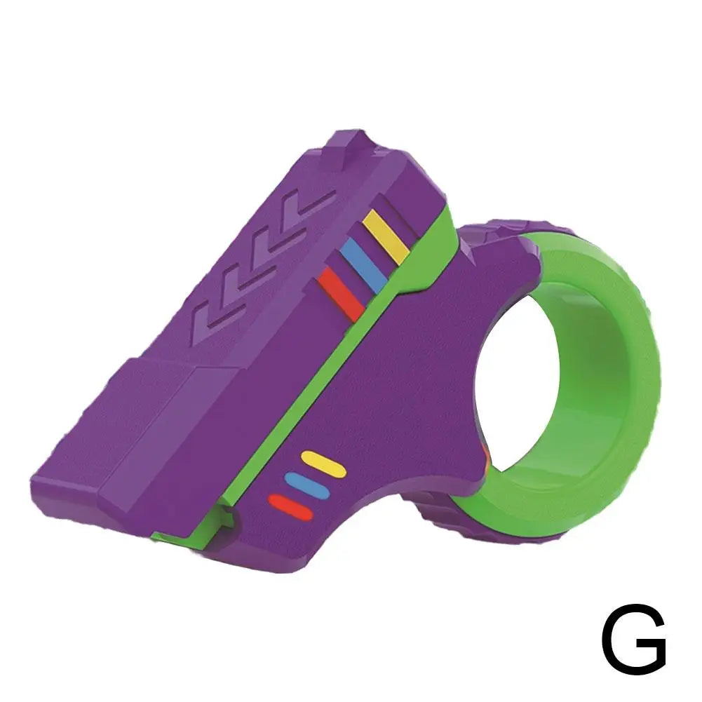Rotary Finger Sliders Fidget Toy Office Pressure Relief Slider Ratchet Finger Fidget 3D Printed Fidegt ToysFingertip Textured