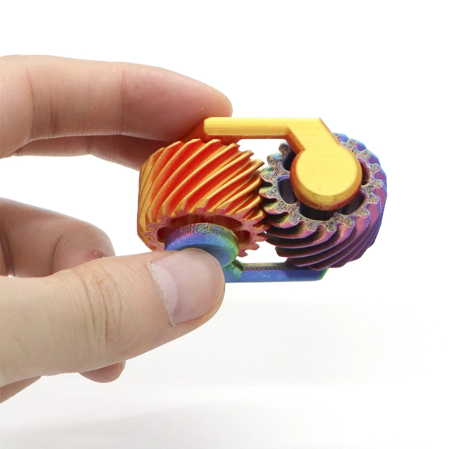 3D Printed Fidget Spinner Miniature Fingertip Gear Stress Relief Toy for Top