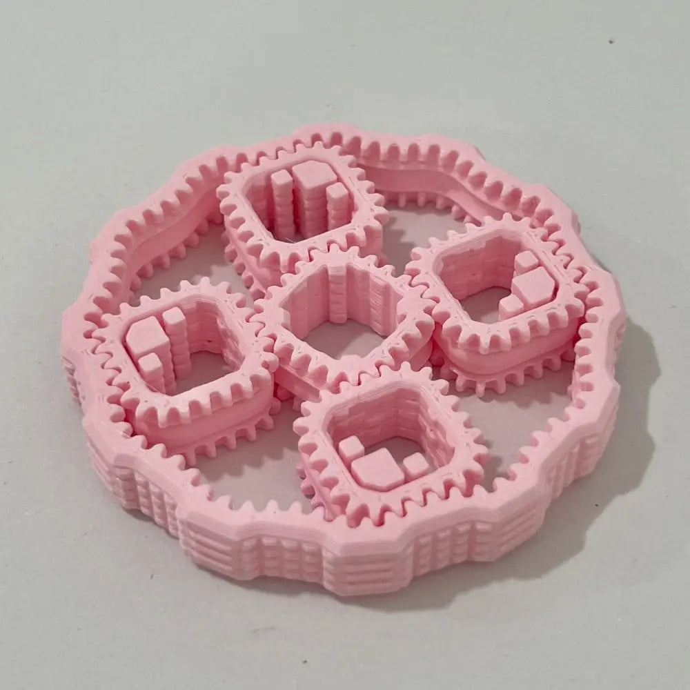3D Printed Fidget Gear Spin Toy Sensory Gyroscope Hand Spinner Rotate Plastic Gear Fingertip Toy Children's Gifts
