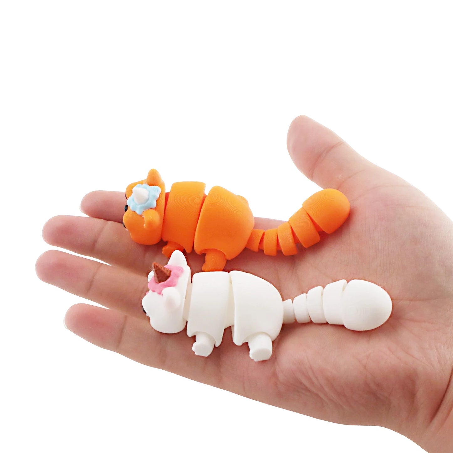 3D printed candy cat, 3D printed small gift, figurine model, decorative ornament toy