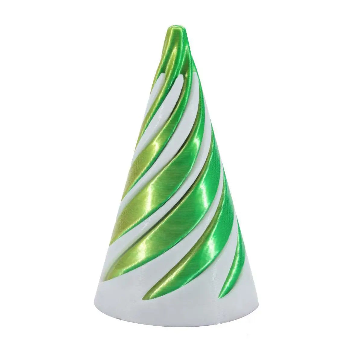 3D Printed Spiral Cone Pyramid Passthrough Sculpture Toy Creative Rotating Fidget Toys Home Decor Desktop Ornament for Kids Gift