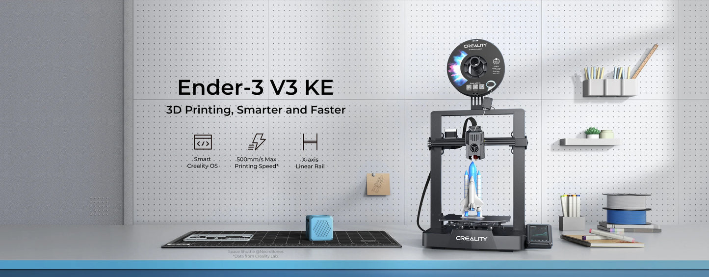 Creality Ender 3 V3 KE 3D Printer with 250mm/s High-Speed Printing CR Touch Auto Leveling Sprite Direct Extruder Auto-Load Fil