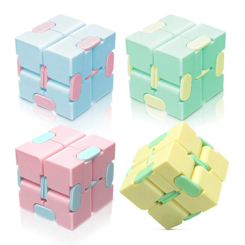 Infinity Cube Fidget Toy - Anti-Stress Relief Puzzle for Adults & Kids