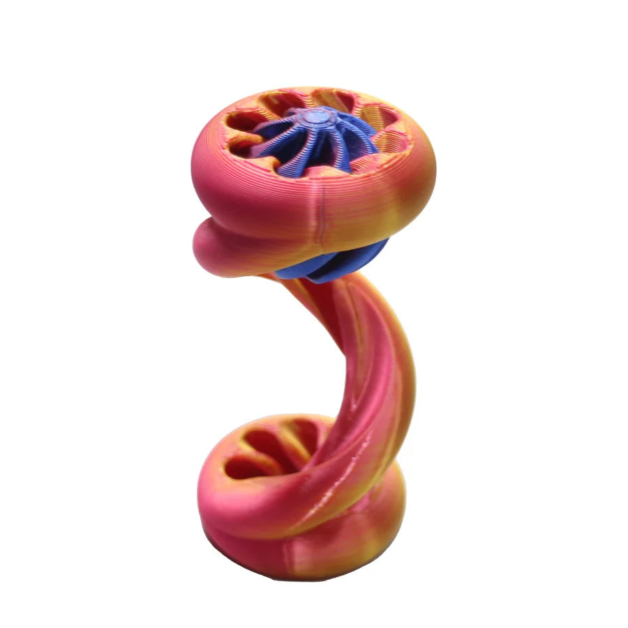 1pc 3D Printed Fun Spiral Toy, Leisure And Relaxation Toy ,Desk Ornaments