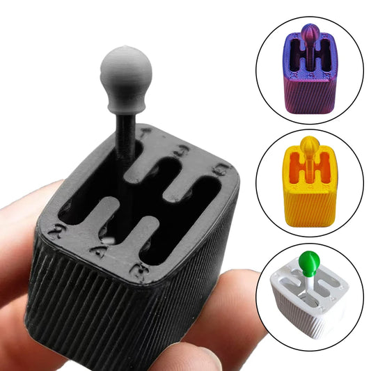 3D Printed Manual Gear Shifter Fidget Toy Stress Relief Relaxation Desk Ornament Car Model Simulation Transmission Paddle
