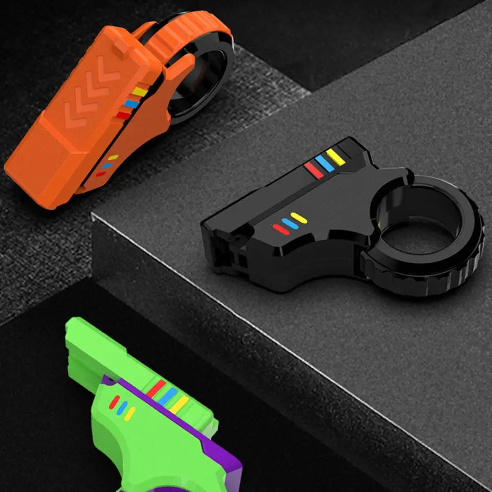 Rotary Finger Sliders Fidget Toy Office Pressure Relief Slider Ratchet Finger Fidget 3D Printed Fidegt ToysFingertip Textured