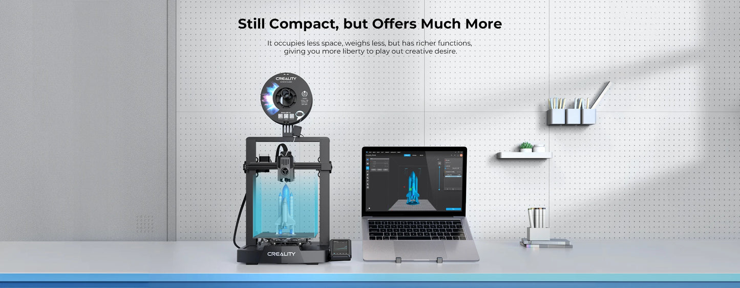 Creality Ender 3 V3 KE 3D Printer with 250mm/s High-Speed Printing CR Touch Auto Leveling Sprite Direct Extruder Auto-Load Fil