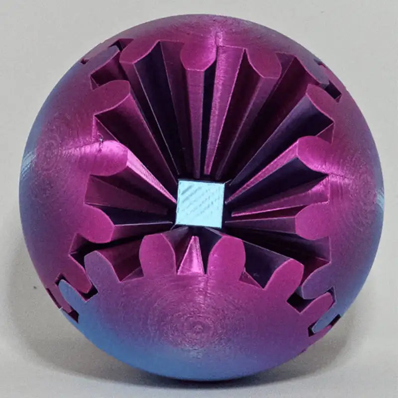 3D Printed Gear Ball The Steampunk Whirling Wonder Fidget Printed Stress Relief Toys Wonder 3D Printed Spin & Relaxing Ball