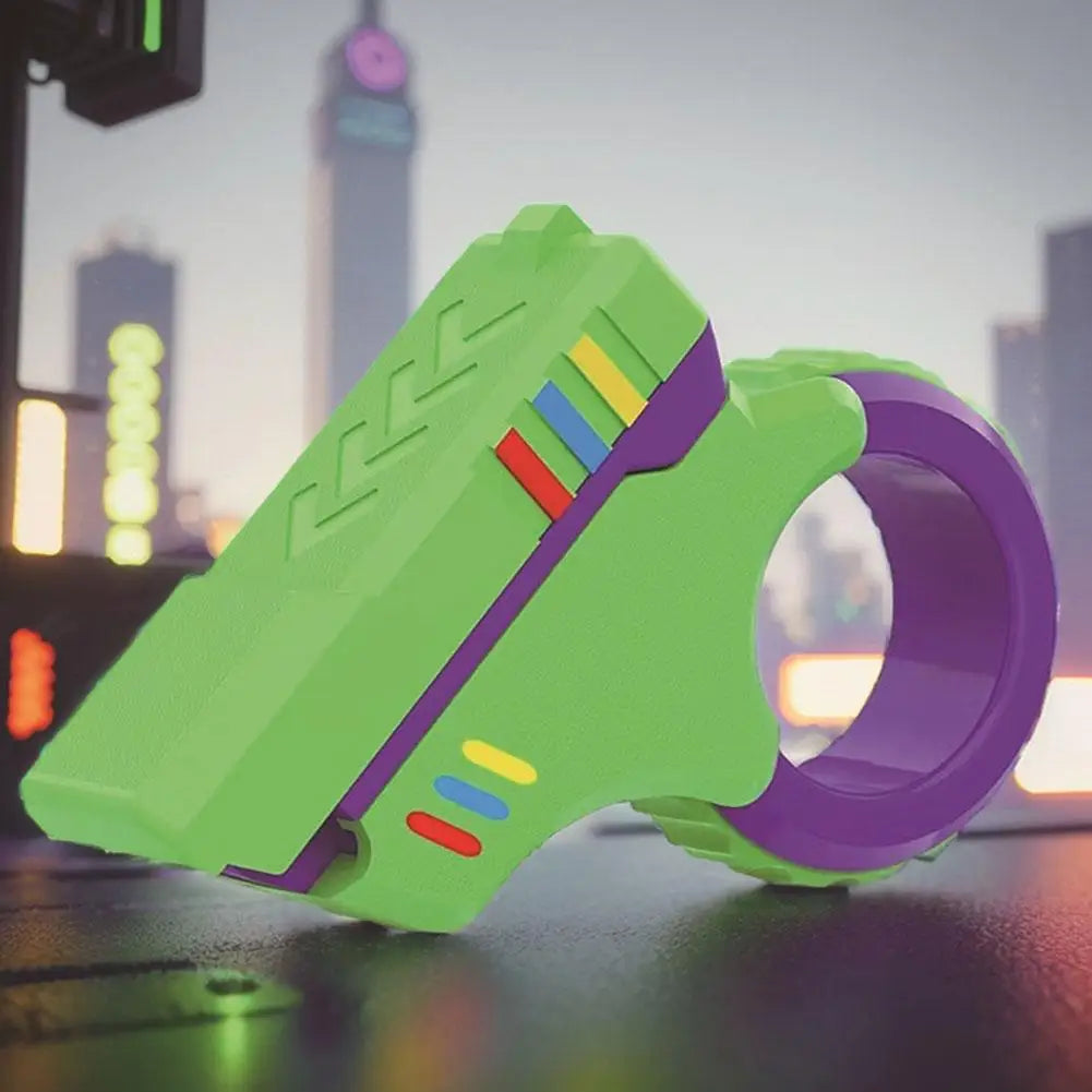 Rotary Finger Sliders Fidget Toy Office Pressure Relief Slider Ratchet Finger Fidget 3D Printed Fidegt ToysFingertip Textured