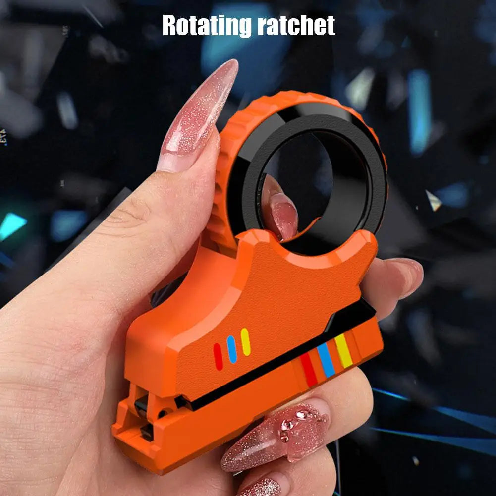 Rotary Finger Sliders Fidget Toy Office Pressure Relief Slider Ratchet Finger Fidget 3D Printed Fidegt ToysFingertip Textured