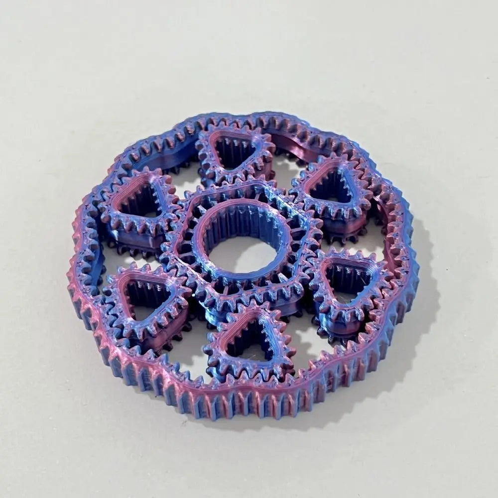 3D Printed Fidget Gear Spin Toy Sensory Gyroscope Hand Spinner Rotate Plastic Gear Fingertip Toy Children's Gifts