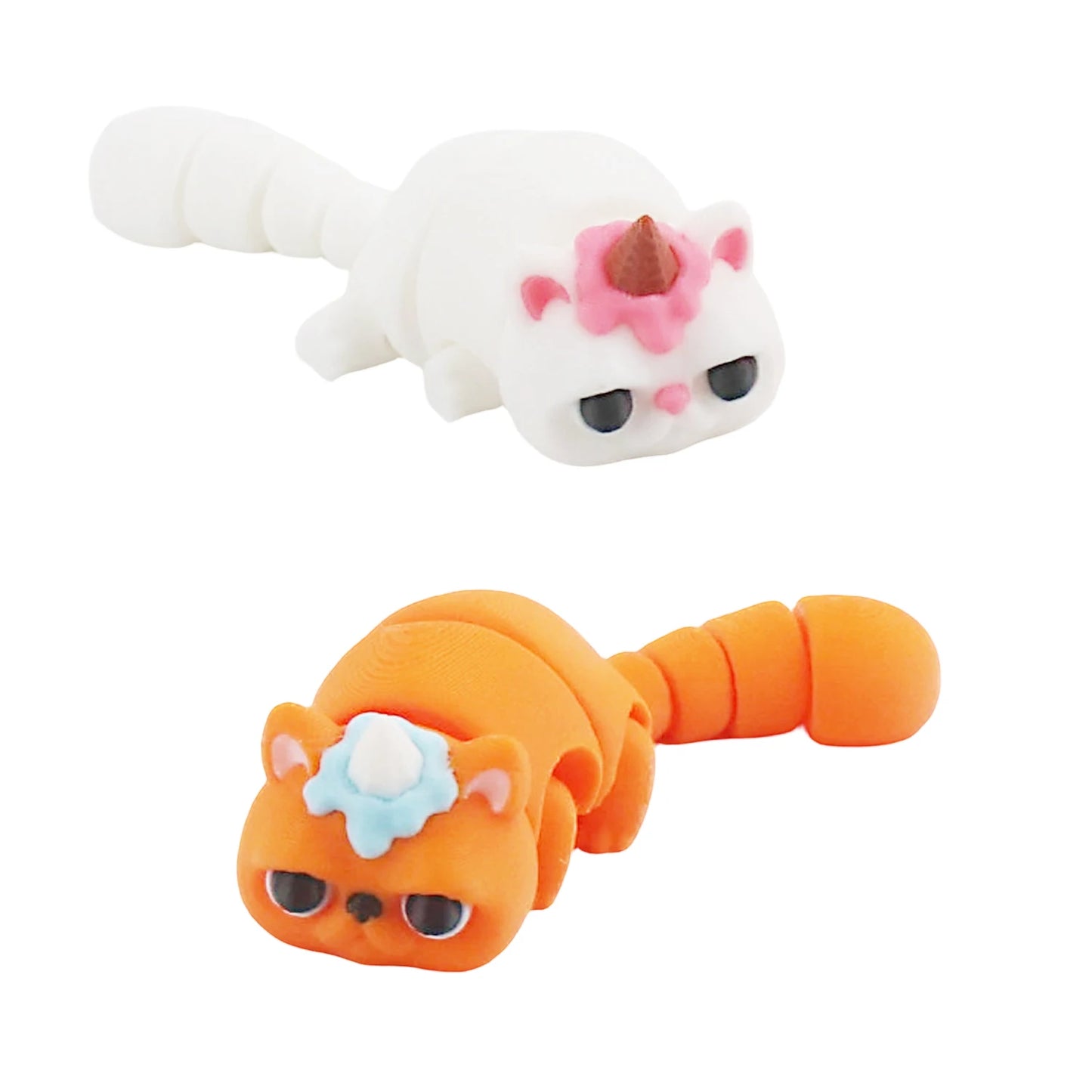 3D printed candy cat, 3D printed small gift, figurine model, decorative ornament toy