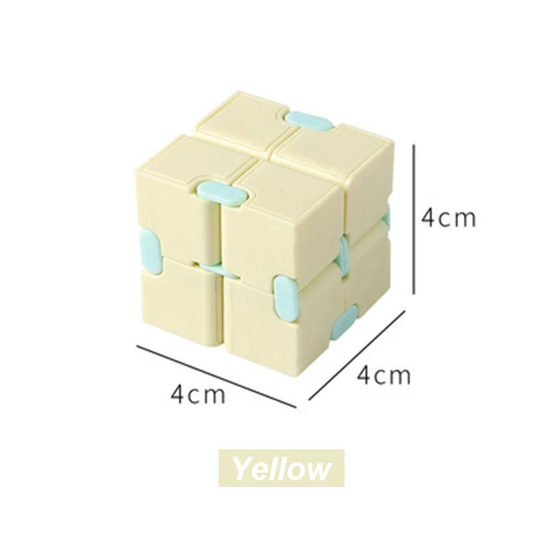 Infinity Cube Fidget Toy - Anti-Stress Relief Puzzle for Adults & Kids