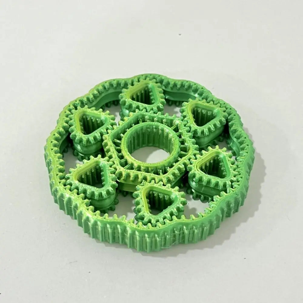 3D Printed Fidget Gear Spin Toy Sensory Gyroscope Hand Spinner Rotate Plastic Gear Fingertip Toy Children's Gifts