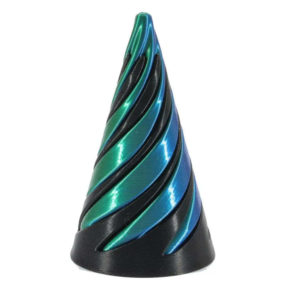 3D Printed Spiral Cone Pyramid Passthrough Sculpture Toy Creative Rotating Fidget Toys Home Decor Desktop Ornament for Kids Gift