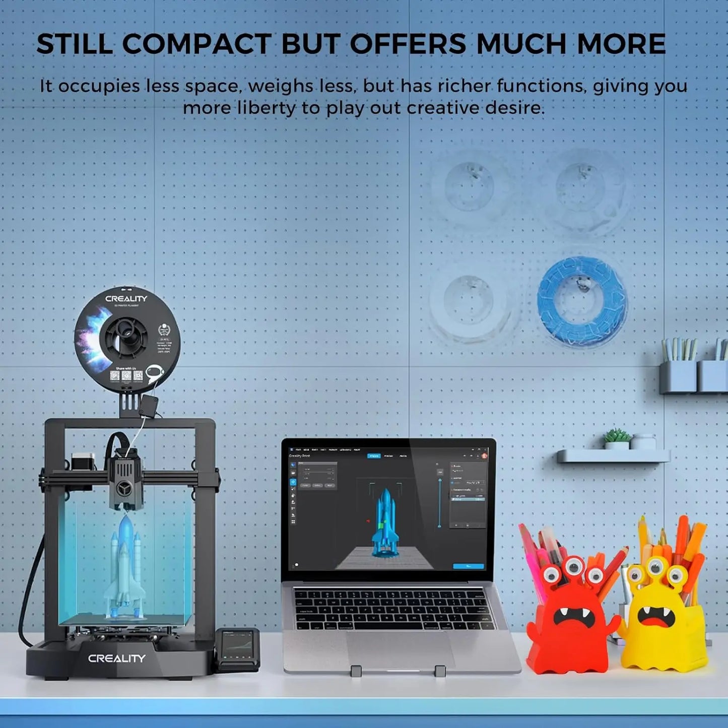 Creality Ender 3 V3 KE 3D Printer with 250mm/s High-Speed Printing CR Touch Auto Leveling Sprite Direct Extruder Auto-Load Fil