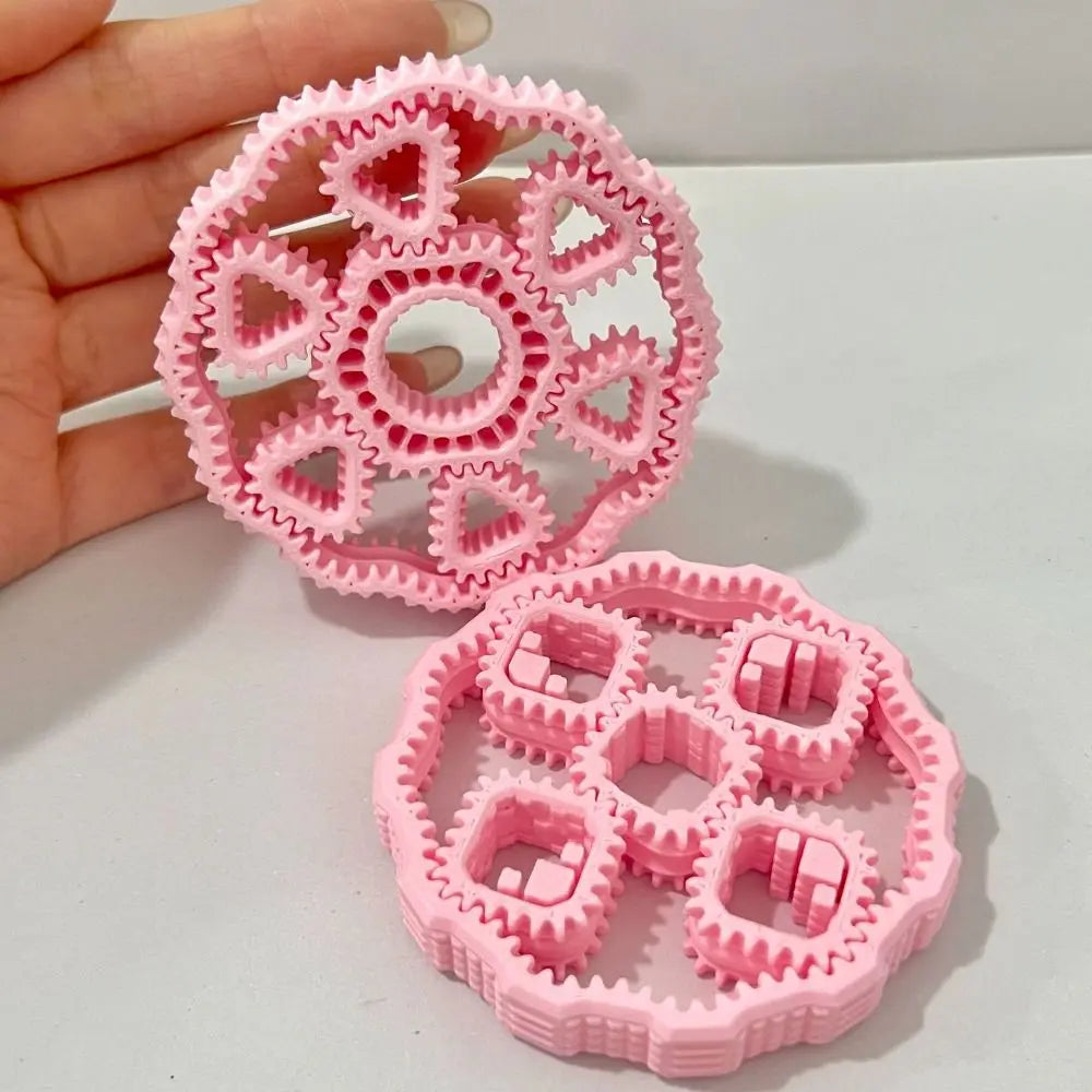 3D Printed Fidget Gear Spin Toy Sensory Gyroscope Hand Spinner Rotate Plastic Gear Fingertip Toy Children's Gifts
