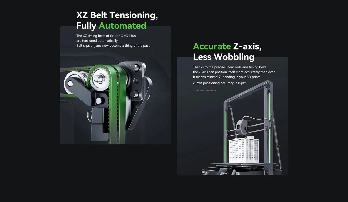 Creality Ender-3 V3 Plus 3D Printer 300x300x330mm Print Size 600mm/s Direct Extruder Stable Y-axis Dual Motors&Support Rods