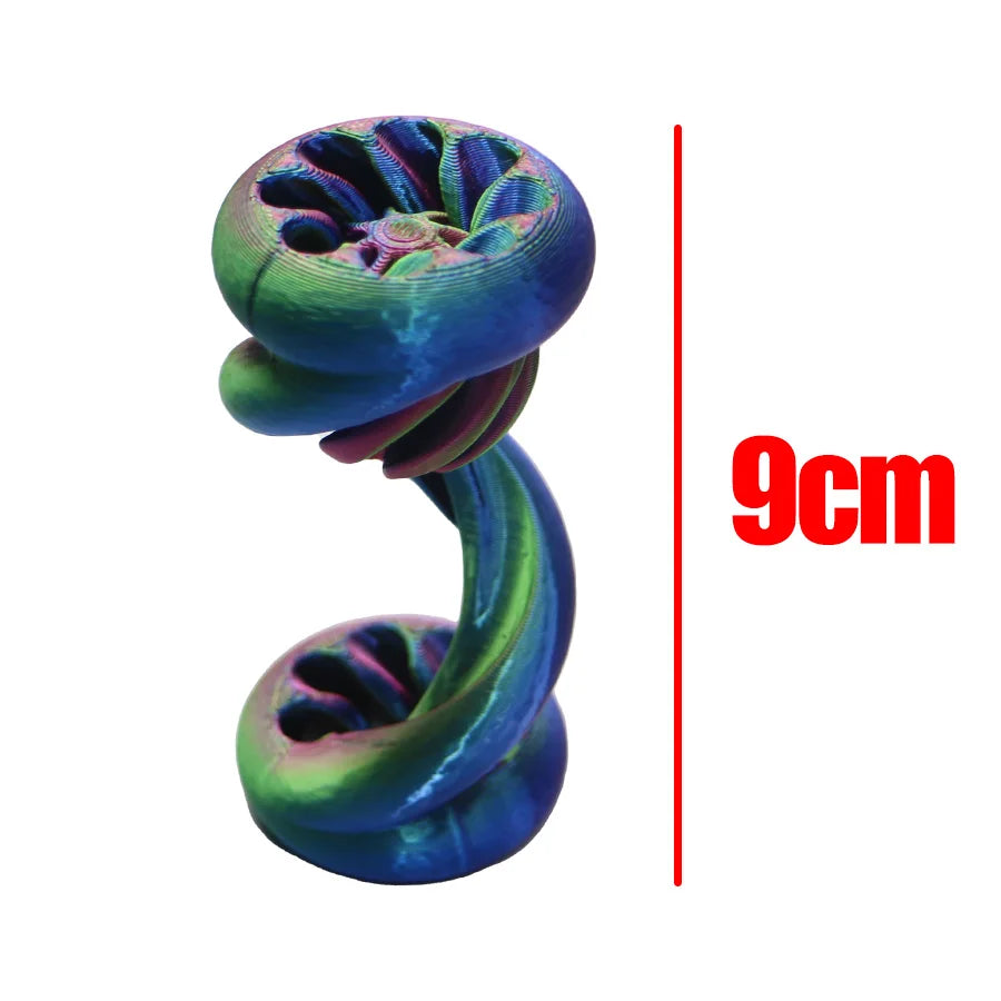 1pc 3D Printed Fun Spiral Toy, Leisure And Relaxation Toy ,Desk Ornaments