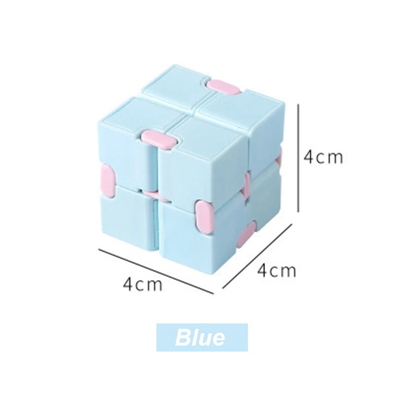 Infinity Cube Fidget Toy - Anti-Stress Relief Puzzle for Adults & Kids