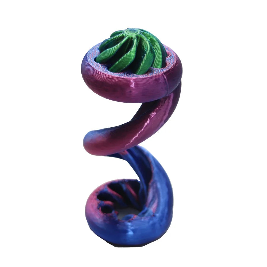 1pc 3D Printed Fun Spiral Toy, Leisure And Relaxation Toy ,Desk Ornaments