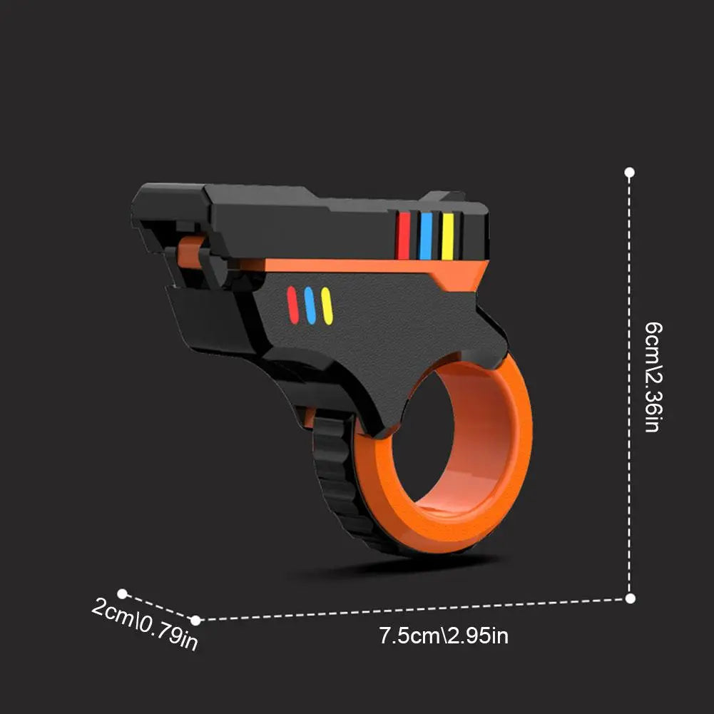 Rotary Finger Sliders Fidget Toy Office Pressure Relief Slider Ratchet Finger Fidget 3D Printed Fidegt ToysFingertip Textured